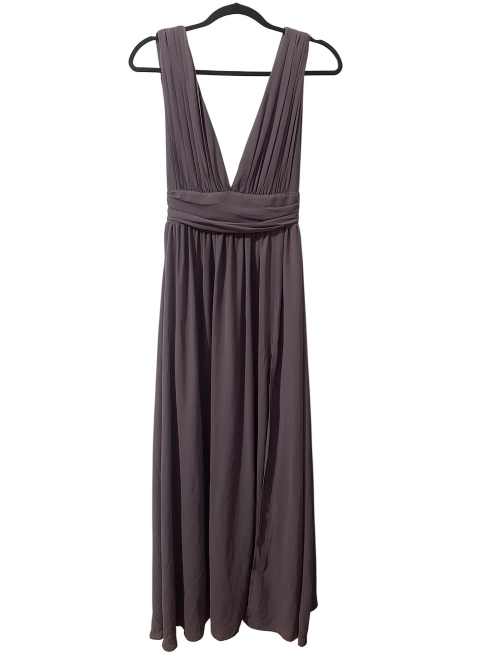 Lulus dusty purple chiffon Heavenly Hues bridesmaid dress women’s xs - Picture 4 of 6